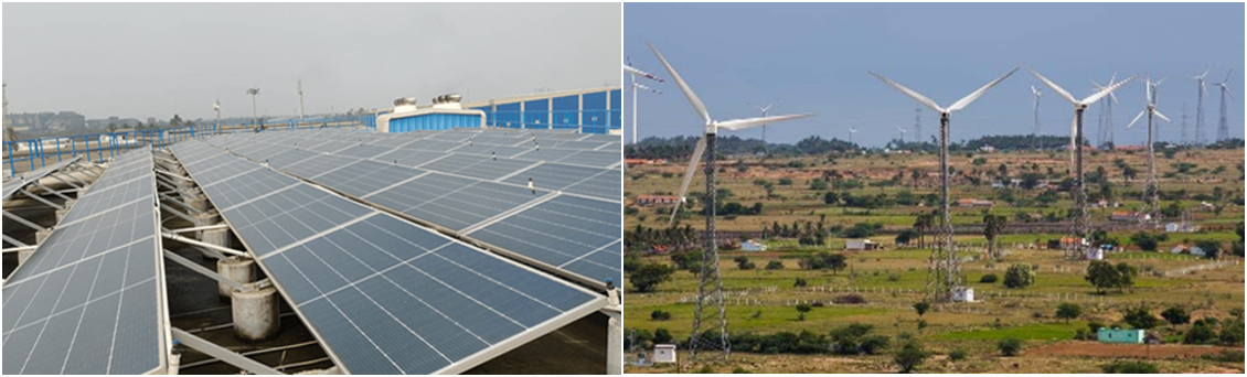 Bengal Beverages' Commitment towards Renewable resources: Roof Top Solar project and windmills